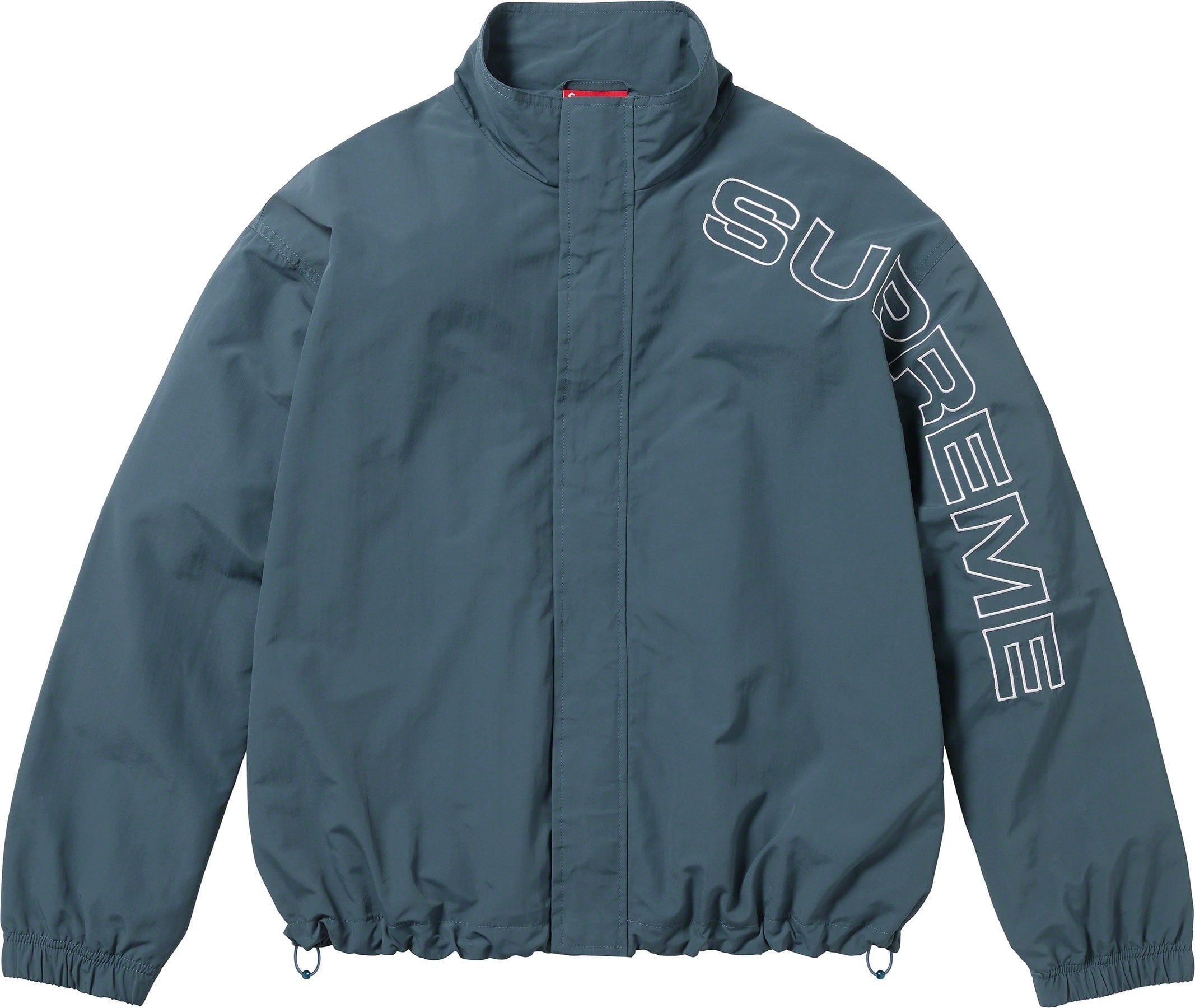 Spellout Embroidered Track Jacket view 2